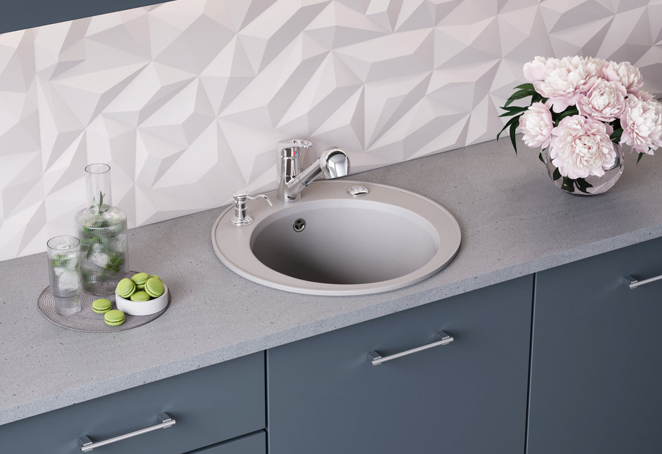 Omoikiri Miya 50R GR, мойка, гранит, leningrad grey