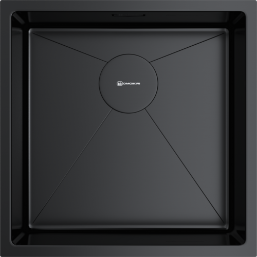 Omoikiri Taki 44-U/IF-GB, мойка, нержавеющая сталь/графит