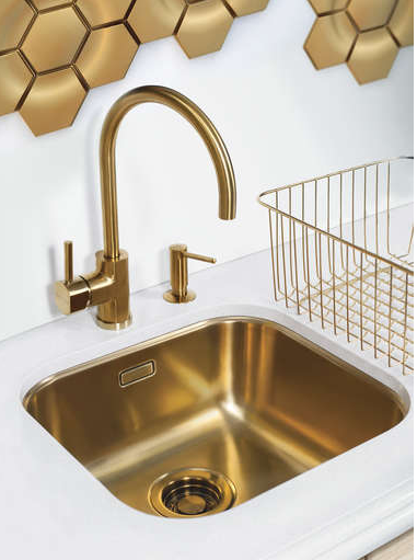 Omoikiri Omi 44-U/IF-GM, мойка, нержавеющая сталь/вороненая сталь