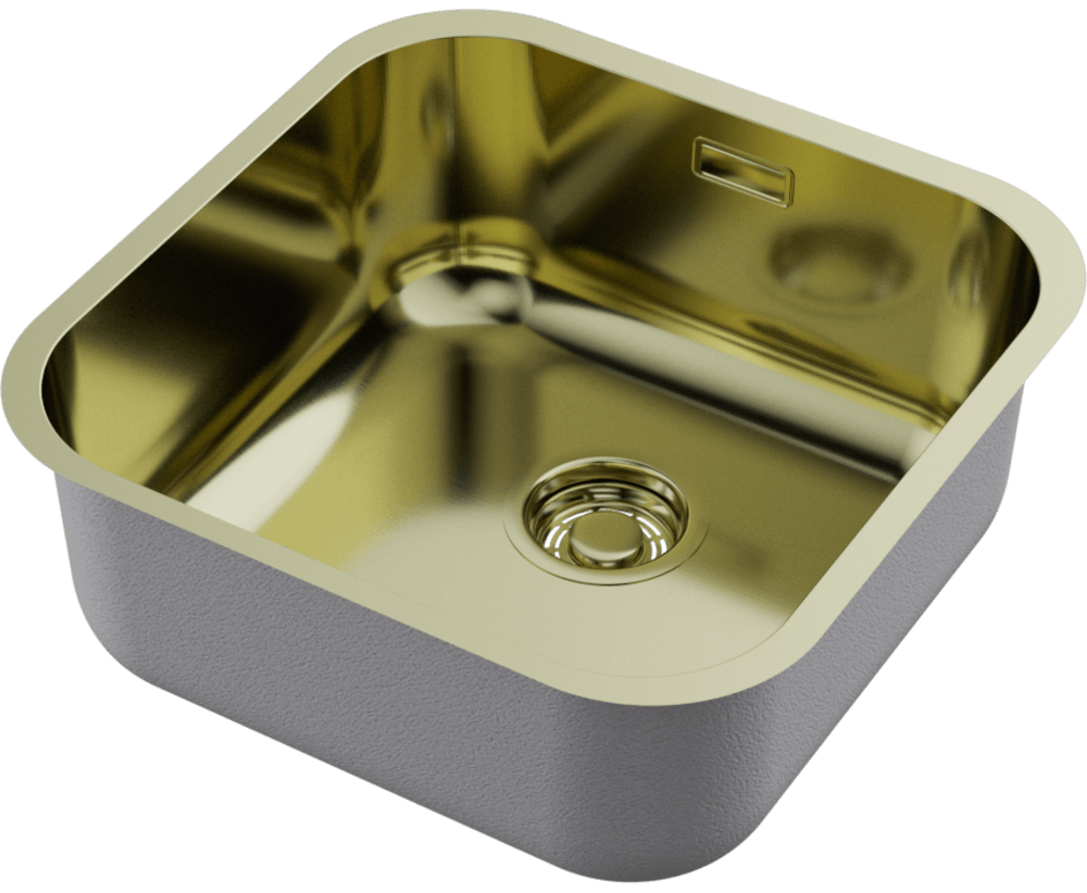 Omoikiri Omi 44-U/I-LG, мойка, нержавеющая сталь/ светлое золото
