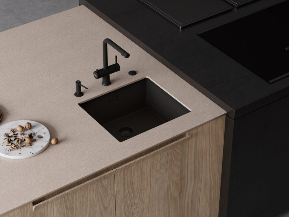 Omoikiri Taki 49-U/IF-GB, мойка, нержавеющая сталь/графит