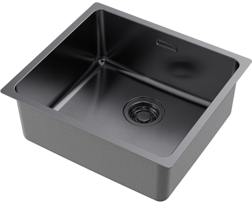 Omoikiri Tadzava 49-U-GM, мойка, нержавеющая сталь/вороненая сталь