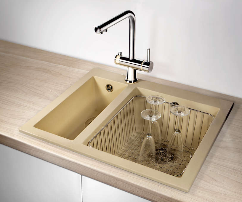 Omoikiri Bosen 59-2-WH, мойка, гранит, белый