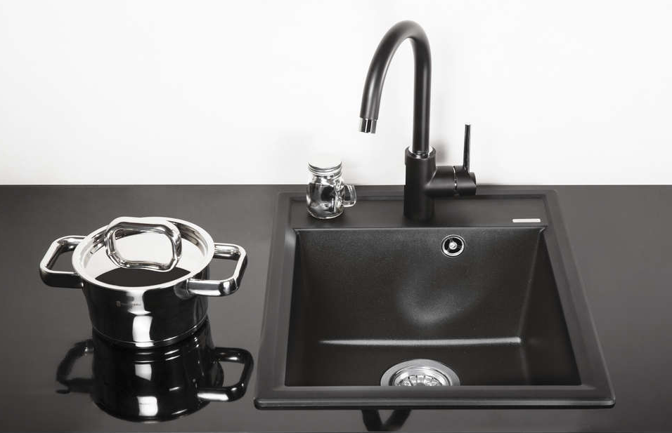 Omoikiri Daisen 42-BL, мойка, гранит, черный