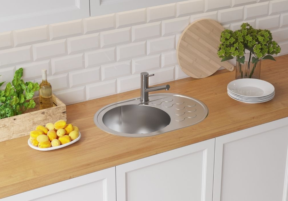 Omoikiri Kasumigaura 65-IN, мойка, нержавеющая сталь