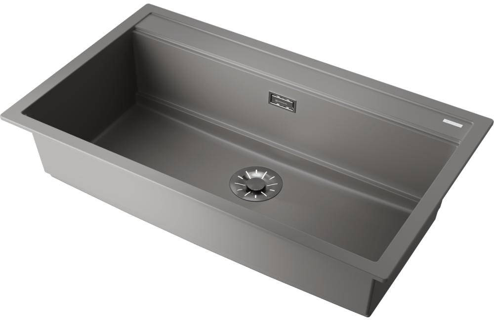 Omoikiri Kitagawa 86-LB-GR, мойка, керамика, leningrad grey