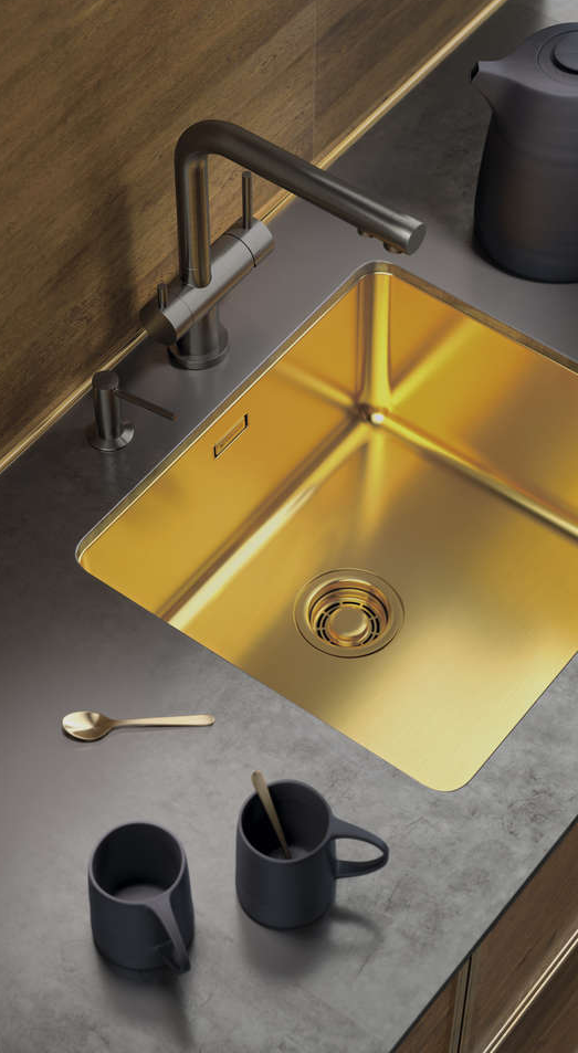 Omoikiri Tadzava 49-U/I-LG, мойка, светлое золото