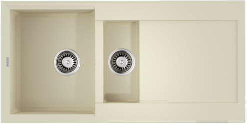 Omoikiri Sakaime 100-2-BE, мойка, гранит, ваниль