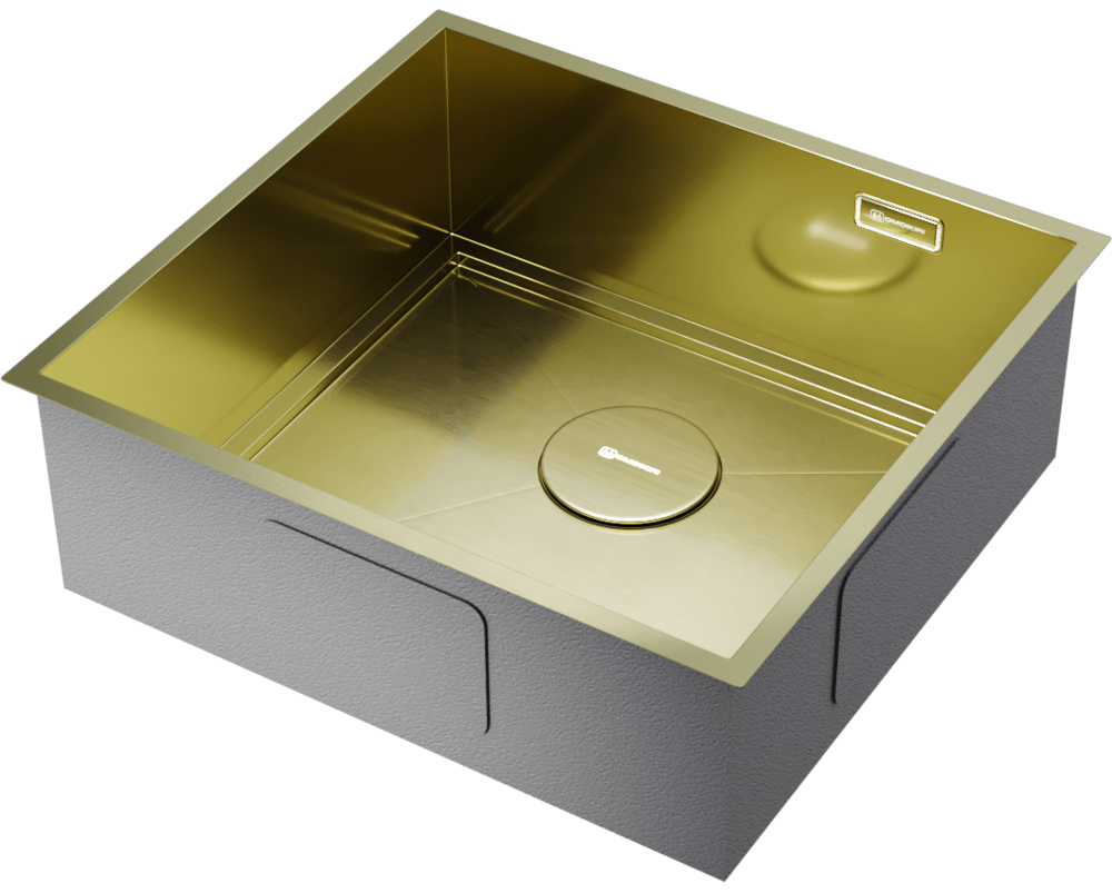 Omoikiri Kasen 48-26 INT LG, мойка, нержавеющая сталь/светлое золото