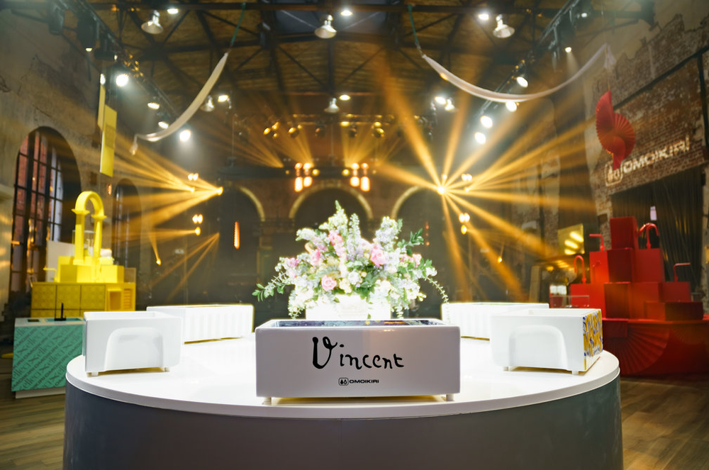 Omoikiri Mikura 76-Vangogh, мойка, керамика, белый