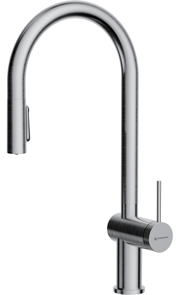 Omoikiri Tahara-SB-BN, смеситель, нержавеющая сталь