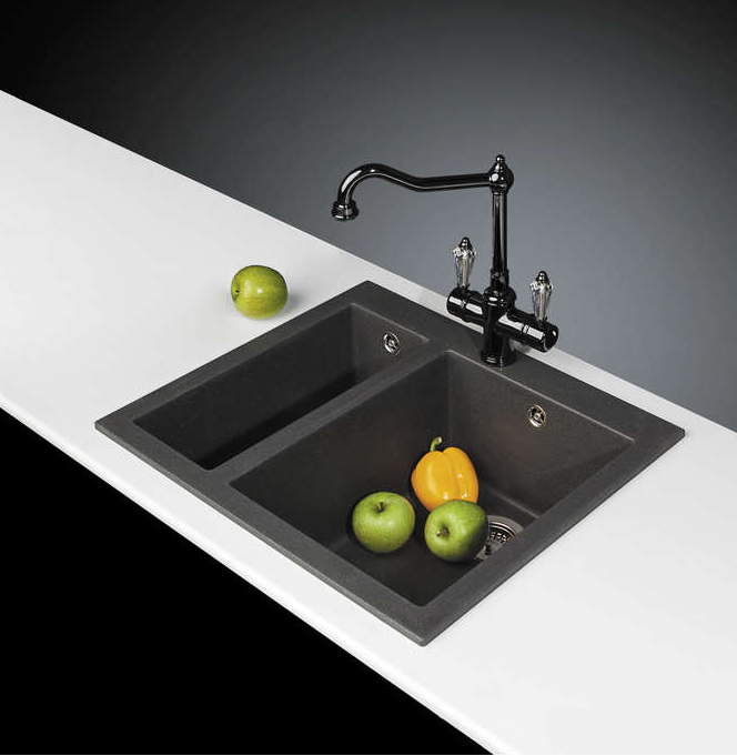 Omoikiri Bosen 59-2-PL, мойка, гранит, платина