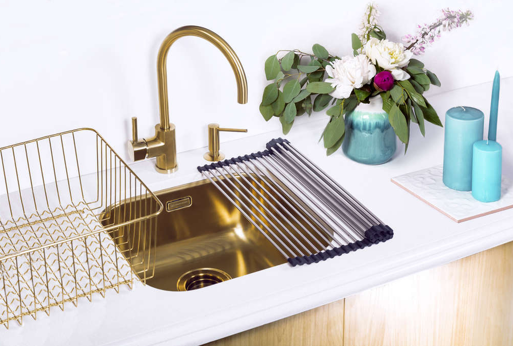 Omoikiri Omi 44-U/IF-GM, мойка, нержавеющая сталь/вороненая сталь