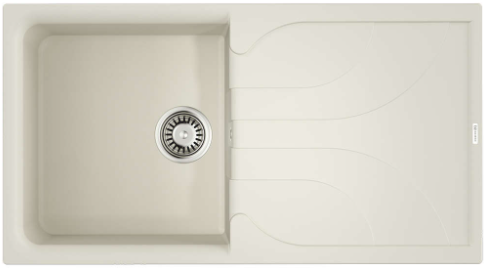 Omoikiri Yasugata-100-WH, мойка, гранит, белый