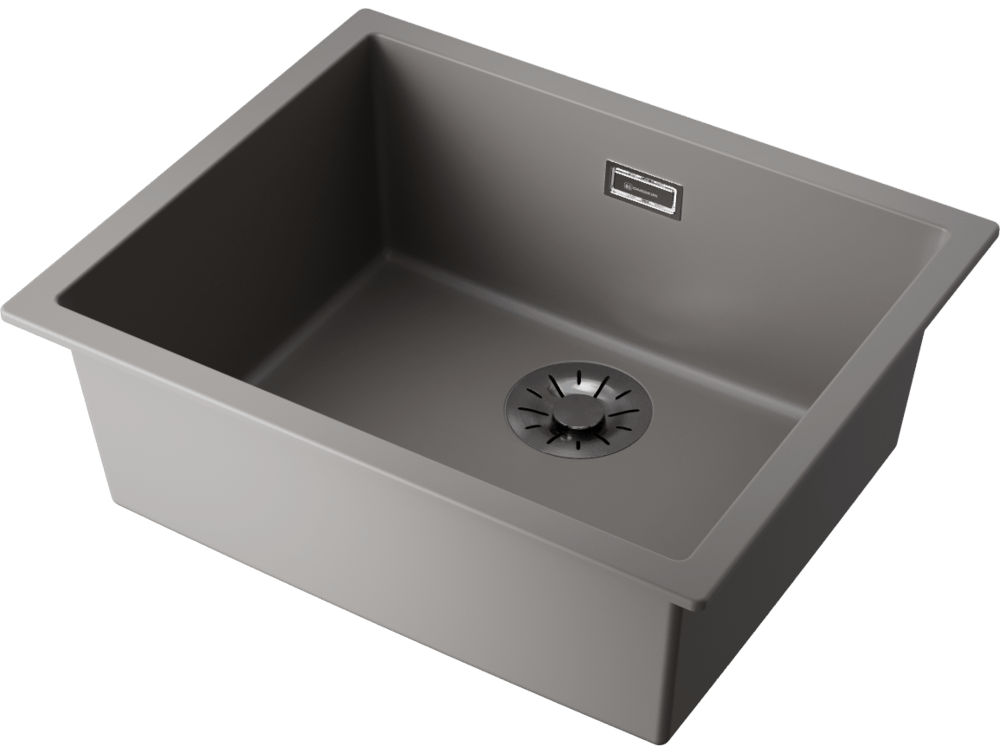 Omoikiri Yamakawa 55-U/I-GR, мойка, керамика, leningrad grey