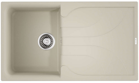 Omoikiri Yasugata 86-WH, мойка, гранит, белый