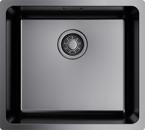 Omoikiri Tadzava 49-U-GM, мойка, нержавеющая сталь/вороненая сталь