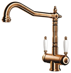 Omoikiri Amagasaki-AB, смеситель, античная латунь