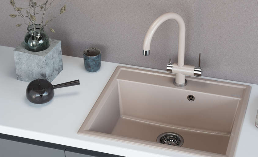 Omoikiri Daisen 77-SA, мойка, гранит, бежевый