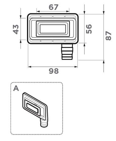 Omoikiri OV-02-GB Перелив для моек