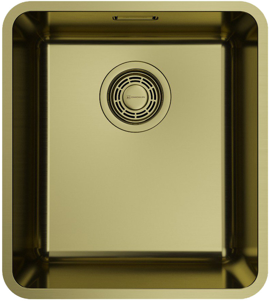 Omoikiri Omi 37-U/I-LG Ultra, мойка, нержавеющая сталь/светлое золото