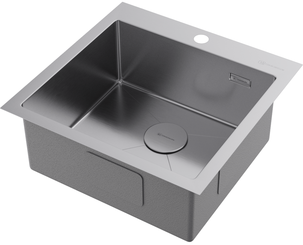 Omoikiri Akisame 51-IN, мойка, нержавеющая сталь 