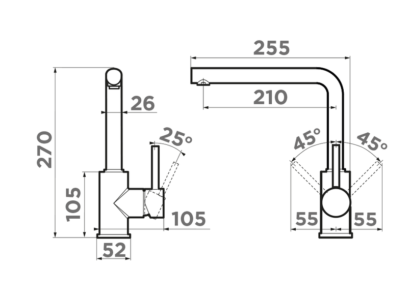 Omoikiri Nakagawa-P-ES, смеситель, гранит, espresso