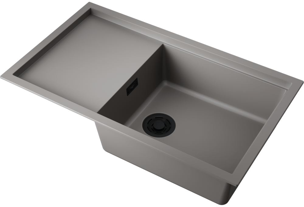 Omoikiri Sintesi 86-GR, мойка, керамика, leningrad grey