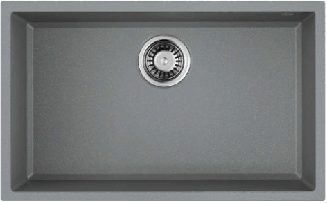 Omoikiri Tedori 66-U-GR, мойка, гранит, leningrad grey