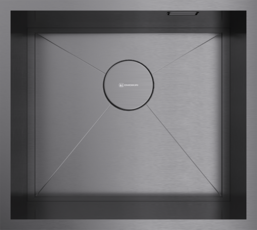 Omoikiri Kasen 49-16 INT GM, мойка, нержавеющая сталь/вороненая сталь 