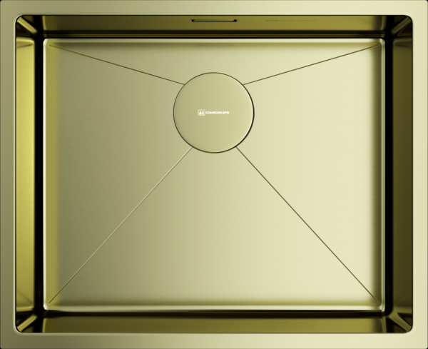 Omoikiri Taki 54-U/IF-LG, мойка, нержавеющая сталь/светлое золото