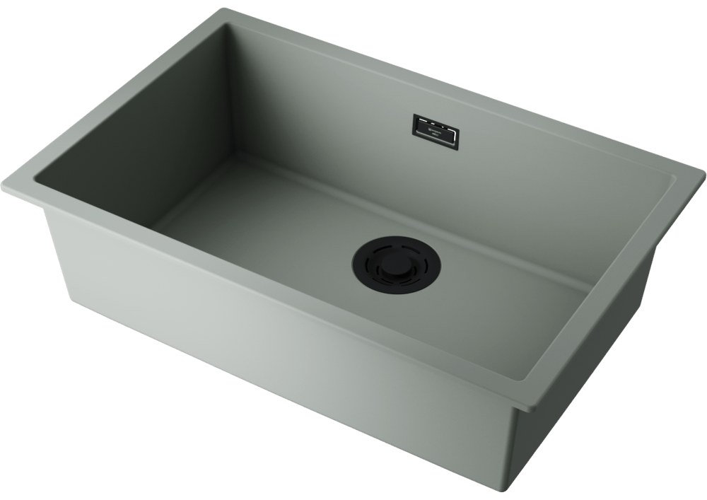 Omoikiri Yamakawa 75-U/I-WG, мойка, керамика, ветреный зеленый