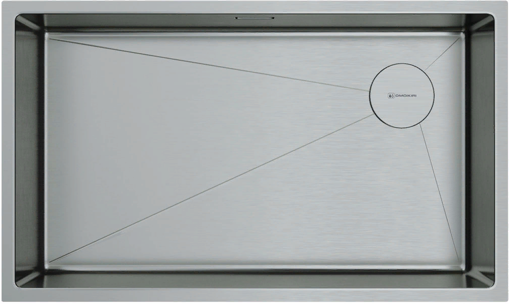 Omoikiri Taki 74-U/IF-IN SIDE, мойка, нержавеющая сталь