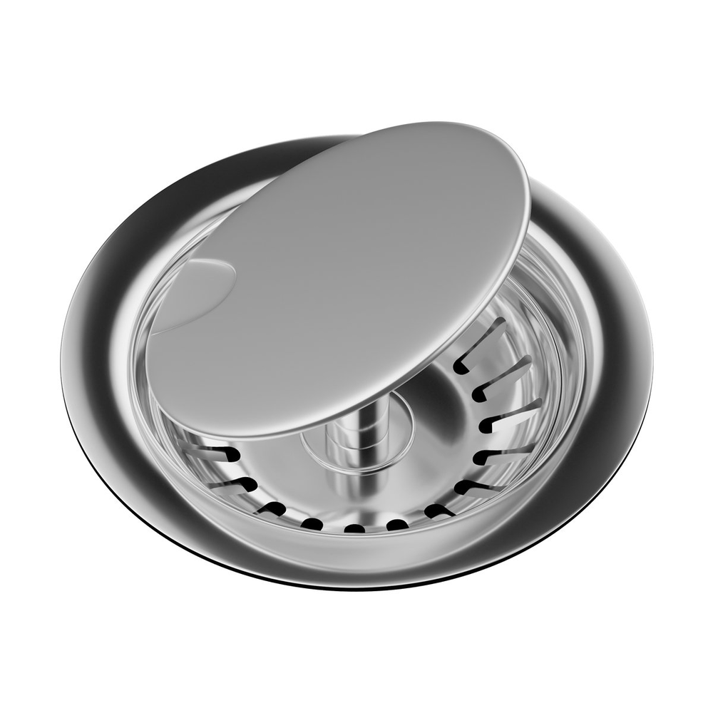 Omoikiri C-05-C Выпуск с декоративной крышкой, нержавеющая сталь/хром