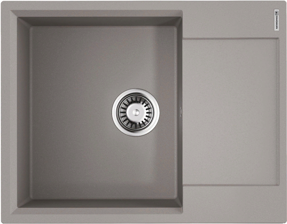 Omoikiri Daisen 65T-GR, мойка, гранит, leningrad grey