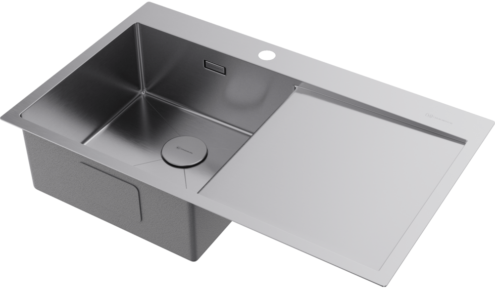 Omoikiri Akisame 86-IN-L, мойка, нержавеющая сталь, чаша слева