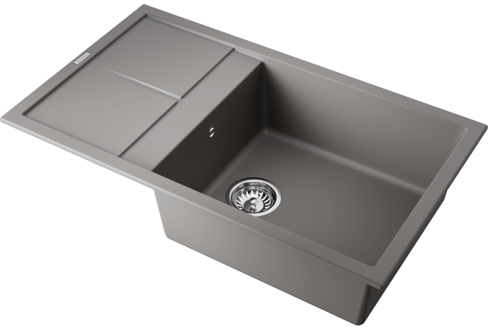 Omoikiri Sumi 86A-GR, мойка, керамика, ленинградский серый