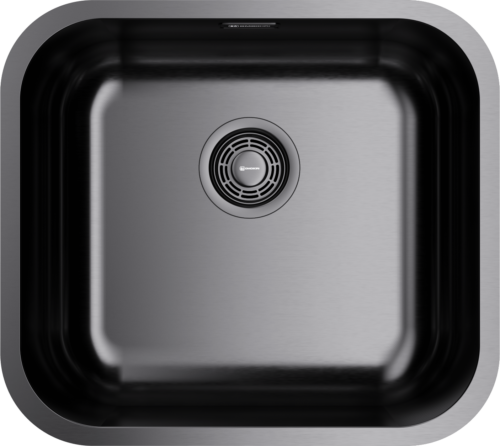 Omoikiri Omi 49-U-GM, мойка, нержавеющая сталь/вороненая сталь