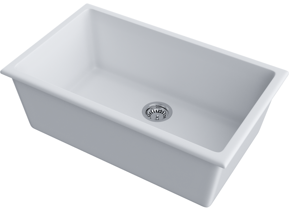 Omoikiri Okinoshima 76-U/I-WH, мойка, керамика, белый
