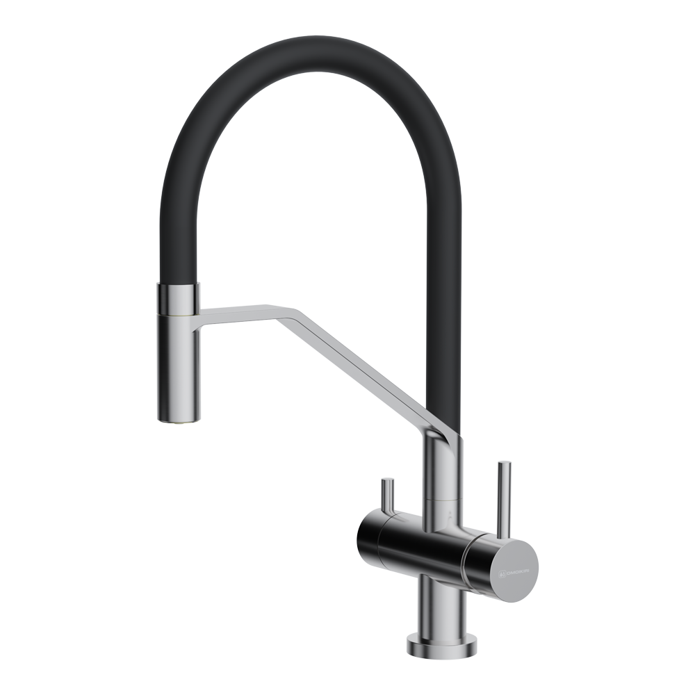 Omoikiri Akeno BN, смеситель, нержавеющая сталь