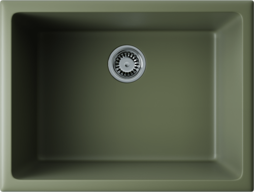 Omoikiri Okinoshima 61-U/I-OL мойка, керамика, olive