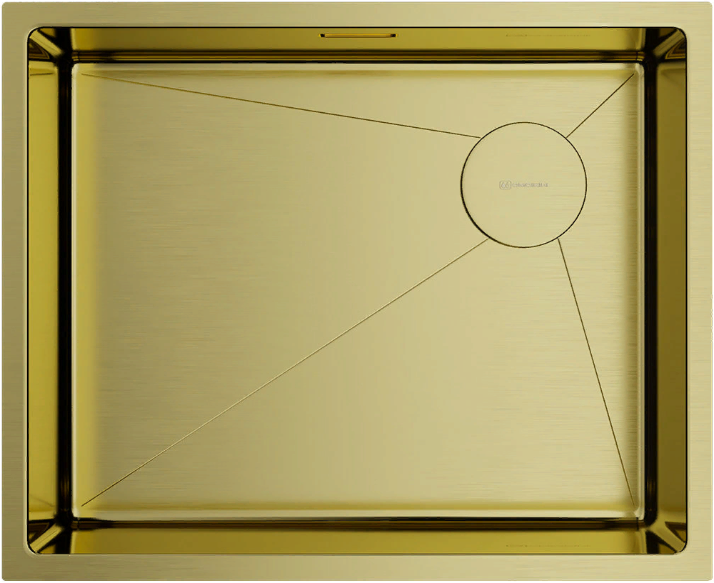 Omoikiri Taki 54-U/IF-LG Side SF, мойка, нержавеющая сталь/светлое золото