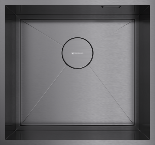 Omoikiri Kasen 48-26 INT GM, мойка, нержавеющая сталь/вороненая сталь 