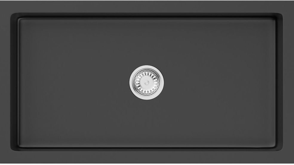 Omoikiri Mikura 76-BL, мойка, керамика, черный