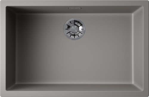 Omoikiri Yamakawa 75-U/I-GR, мойка, керамика, leningrad grey