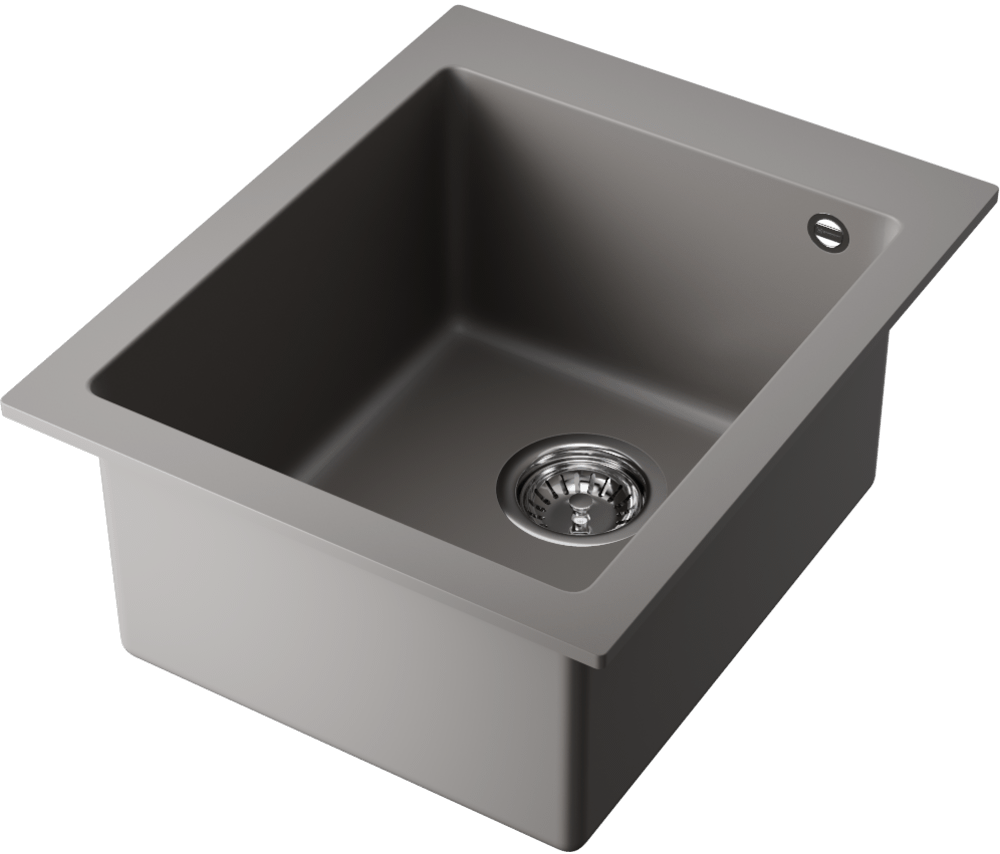 Omoikiri Bosen 41A-GR, мойка, керамика, leningrad grey