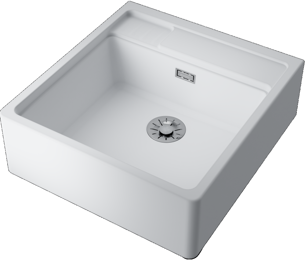 Omoikiri Kinokawa 60-WH, мойка, керамика, белый