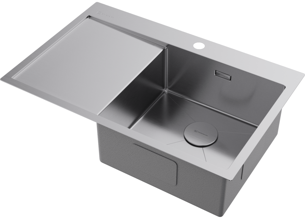Omoikiri Akisame 78-IN-R, мойка, нержавеющая сталь, чаша справа