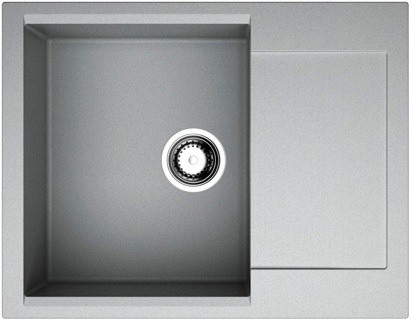 Omoikiri Daisen 65-GR, мойка, гранит, leningrad grey