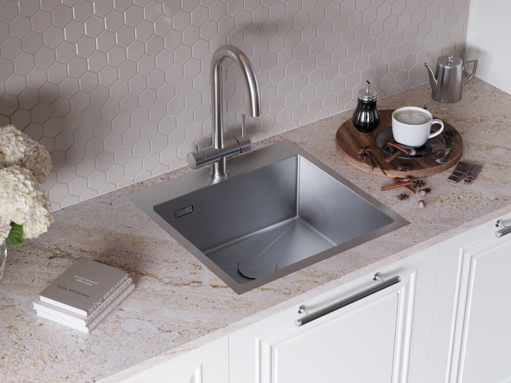 Omoikiri Akisame 51-IN, мойка, нержавеющая сталь 